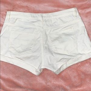 White Shorts